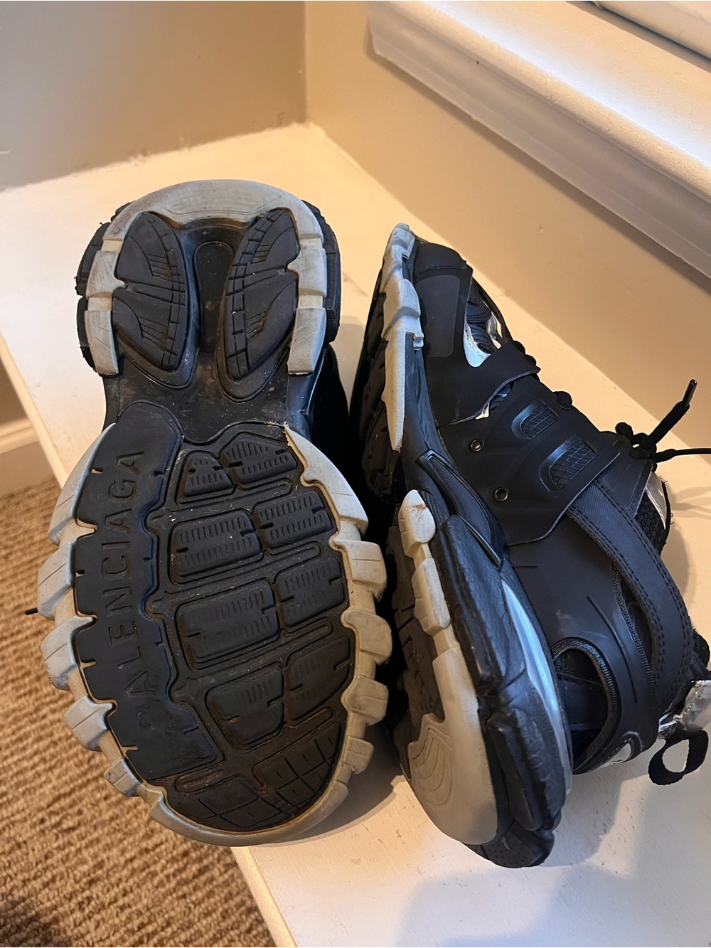 Balenciaga Track Grey and Black Mens Size 10 - Picture 7 of 10